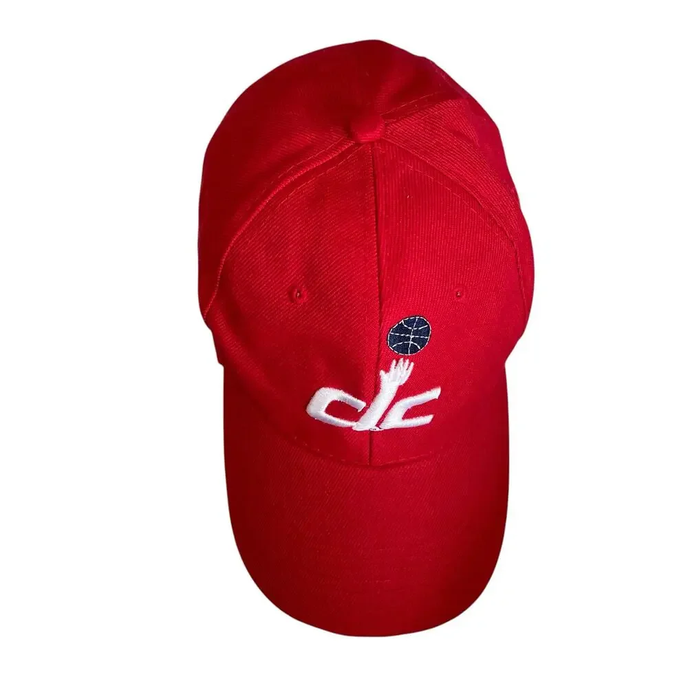 Washington DC Wizards Hat Youth Size Red Adjustabe Strap Back NBA Basketball
